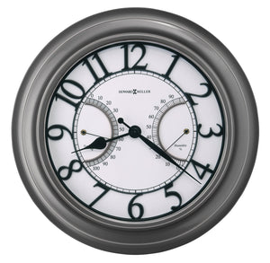 Hekman Furniture 625668 Tawney Outdoor Wall Clock - Elegant Weather-resistant Design With Temperature & Humidity Display  Tawney Outdoor Wall Clock 625668