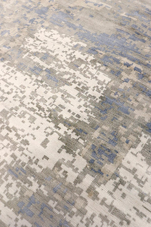 Pasargad Home Mirage Bamboo Silk Area Rug - Luxurious Contemporary Design For Any Room Decor   Psh-07 9x12