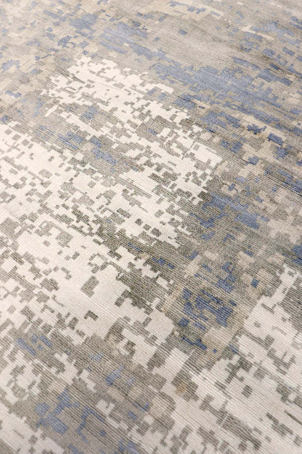 Pasargad Home Mirage Bamboo Silk Area Rug - Luxurious Contemporary Design For Any Room Decor   Psh-07 9x12