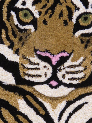 Pasargad Home Tiger Collection Hand-tufted Brown Wool Area Rug - Modern Elegance For Any Space   Psh-188 2x3