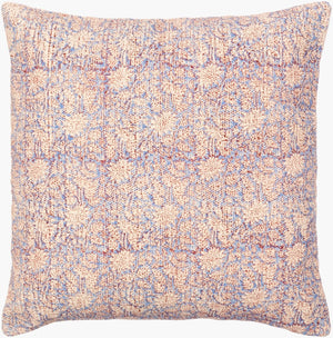 Livabliss Prisha Cotton Square Accent Pillow Indian Craft Textured Sofa Throw 22 Inch PSH001-2222P