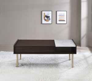 English Elm Steve Silver - Carrie Lift-Top Coffee Table - Stylish Brown Centerpiece With Versatile Storage & Modern Design B081P157739-GIGA