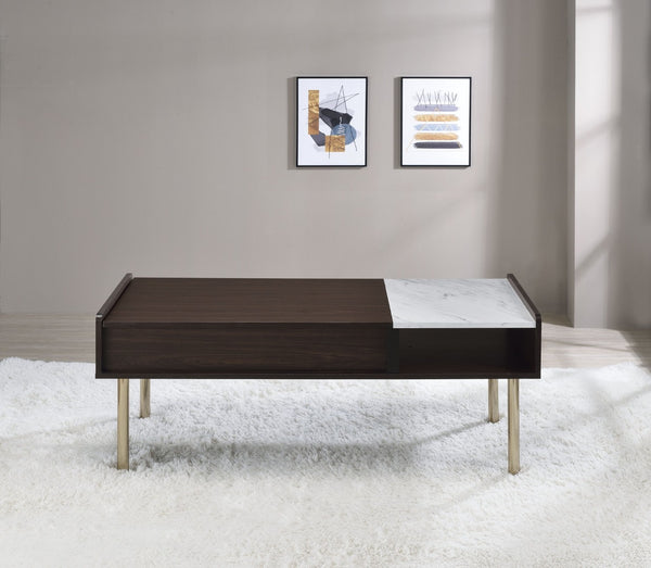 English Elm Steve Silver - Carrie Lift-Top Coffee Table - Stylish Brown Centerpiece With Versatile Storage & Modern Design B081P157739-GIGA