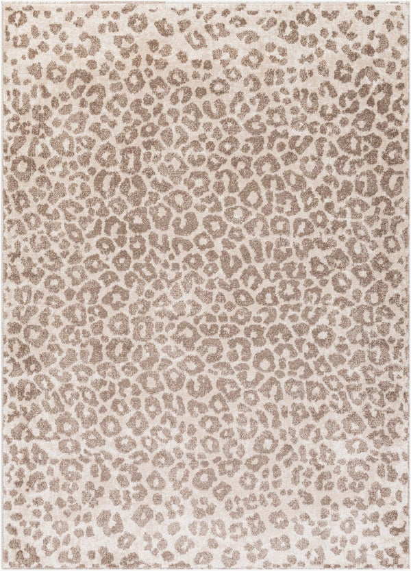 Livabliss Positano Geometric Polypropylene Area Rug Turkish Woven for Modern Living Spaces Medium Brown, W 8'10" x 12' PSN2306-81012