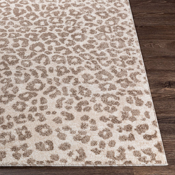 Livabliss Positano Geometric Polypropylene Area Rug Turkish Woven for Modern Living Spaces Medium Brown, W 8'10" x 12' PSN2306-81012