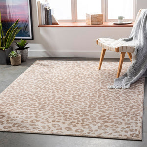 Livabliss Positano Geometric Polypropylene Area Rug Turkish Woven for Modern Living Spaces Medium Brown, W 8'10" x 12' PSN2306-81012
