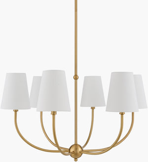 Livabliss Ponso Iron and Cotton Chandelier Traditional Meets Modern Elegance for Dining Rooms PSO-004