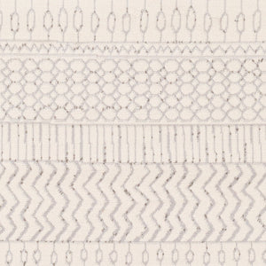 Livabliss Pisa Geometric Bohemian Polypropylene Area Rug Turkish Woven for Living Room Decor Medium Gray, Ch 6'7" x 9' PSS2301-679
