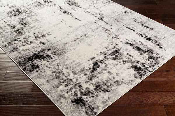 Livabliss Pisa Geometric Minimalist Polypropylene Area Rug for Living and Dining Spaces Medium Gray, Bl 7'10" x 10' PSS2303-71010