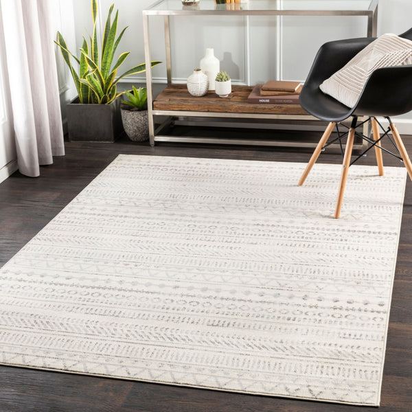 Livabliss Pisa Bohemian Global Polypropylene Area Rug Turkey Woven Eclectic Living Room Accent Medium Gray, Ch 4'3" x 5'7" PSS2304-4357