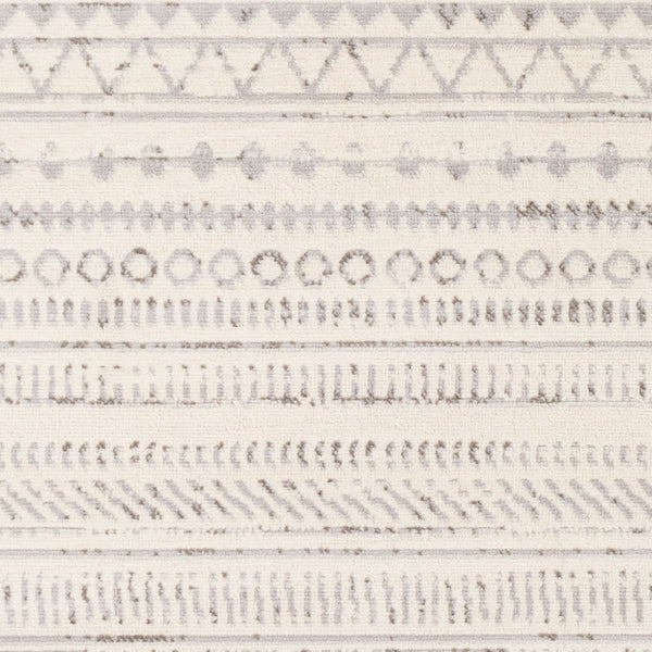 Livabliss Pisa Bohemian Global Polypropylene Area Rug Turkey Woven Eclectic Living Room Accent Medium Gray, Ch 4'3" x 5'7" PSS2304-4357
