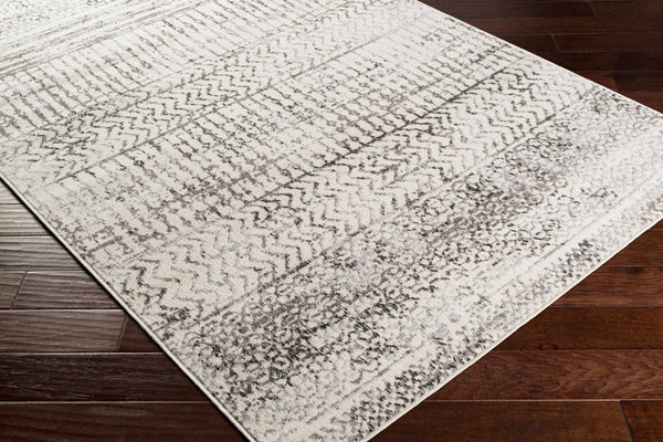 Livabliss Pisa Global Pattern Polypropylene Area Rug for High Traffic Living and Dining Rooms Charcoal, Mediu 7'10" x 10' PSS2310-71010