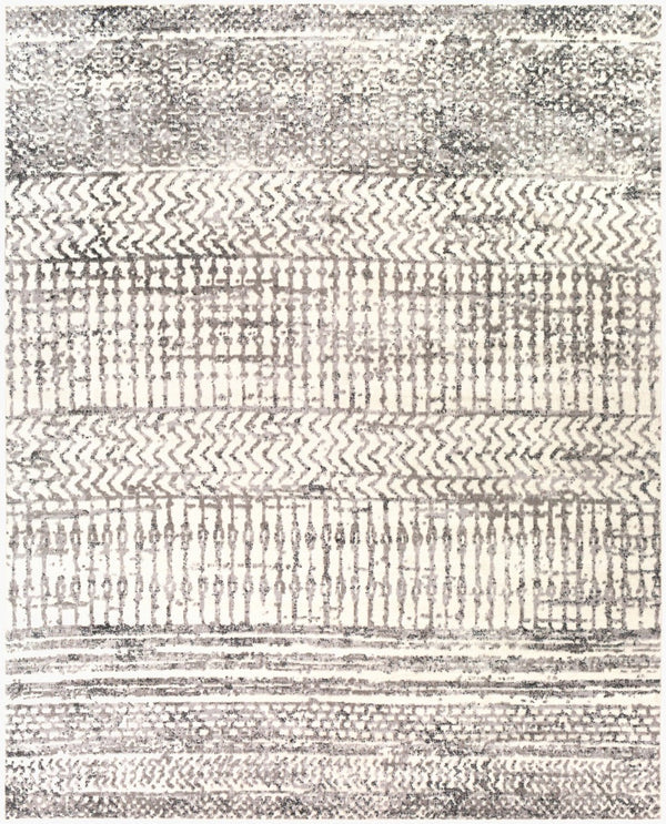 Livabliss Pisa Global Pattern Polypropylene Area Rug for High Traffic Living and Dining Rooms Charcoal, Mediu 7'10" x 10' PSS2310-71010