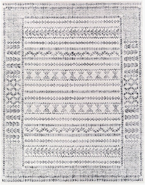 Livabliss Pisa Bohemian Global Runner Rug Polypropylene Medium Pile for Hallway or Entryway Charcoal, Black 7'10" x 10' PSS2313-71010