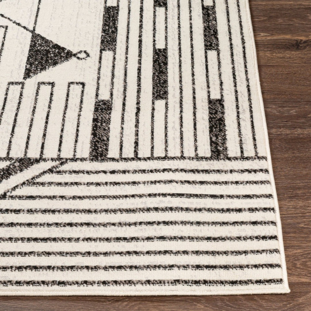 Livabliss Pisa Geometric Low Pile Polypropylene Area Rug for Modern Living Room or Bedroom PSS2316-57