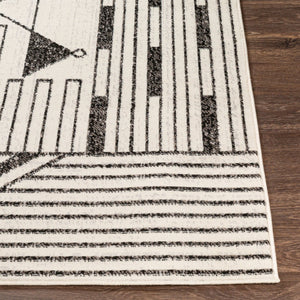Livabliss Pisa Geometric Low Pile Polypropylene Area Rug for Modern Living Room or Bedroom PSS2316-57