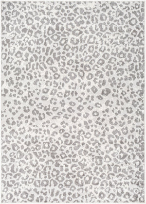 Livabliss Pisa Geometric Polypropylene Area Rug Turkey Woven Modern Minimalist Living Room Floor Light Gray, Med 6'7" x 9' PSS2323-679