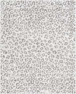 Livabliss Pisa Geometric Polypropylene Area Rug Turkey Woven Modern Minimalist Living Room Floor Light Gray, Med 7'10" x 10' PSS2323-71010