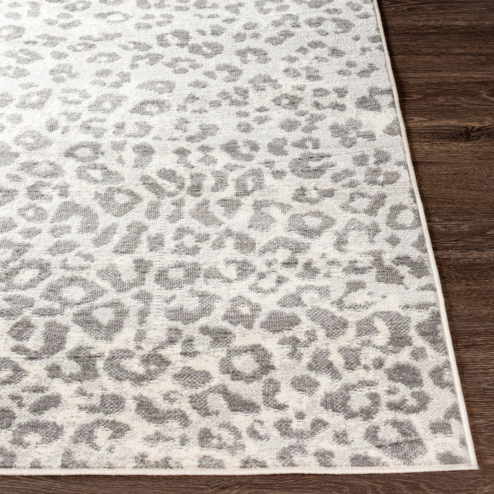 Livabliss Pisa Geometric Polypropylene Area Rug Turkey Woven Modern Minimalist Living Room Floor Light Gray, Med 6'7" x 9' PSS2323-679