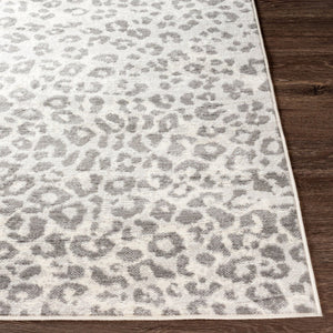 Livabliss Pisa Geometric Polypropylene Area Rug Turkey Woven Modern Minimalist Living Room Floor Light Gray, Med 7'10" x 10' PSS2323-71010