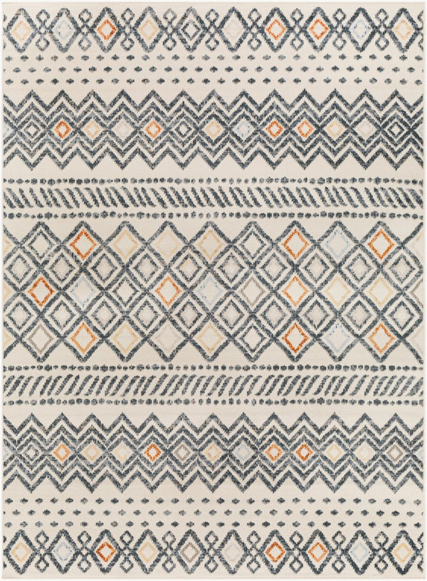 Livabliss Pisa Global Inspired Machine Woven Polypropylene Area Rug for Living and Dining Rooms 6'7" x 9' PSS2340-679