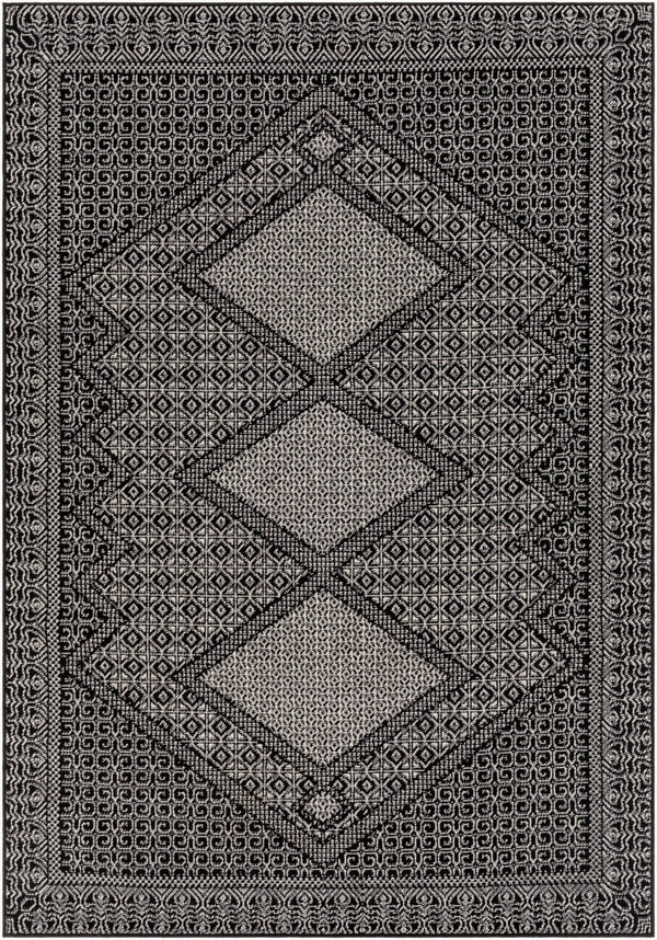 Livabliss Pisa Machine Woven Rug - Global-inspired Elegance For Eclectic Home Decor, Durable And Stylish Addition Black,Light Gray,Medium Gray Polypropylene Pss2346-81012