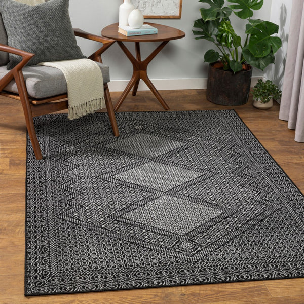Livabliss Pisa Machine Woven Rug - Global-inspired Elegance For Eclectic Home Decor, Durable And Stylish Addition Black,Light Gray,Medium Gray Polypropylene Pss2346-81012