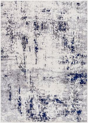 Livabliss Pisa Geometric Polypropylene Area Rug for Modern Living Room and Bedroom Decor Light Gray, Med 6'7" x 9' PSS2372-679