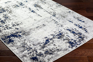 Livabliss Pisa Geometric Polypropylene Area Rug for Modern Living Room and Bedroom Decor Light Gray, Med 6'7" x 9' PSS2372-679