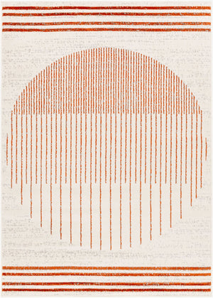 Livabliss Pisa Geometric Polypropylene Area Rug Turkish Woven Modern Living Room Accent Light Gray, Bur 7'10" x 10' PSS2375-71010