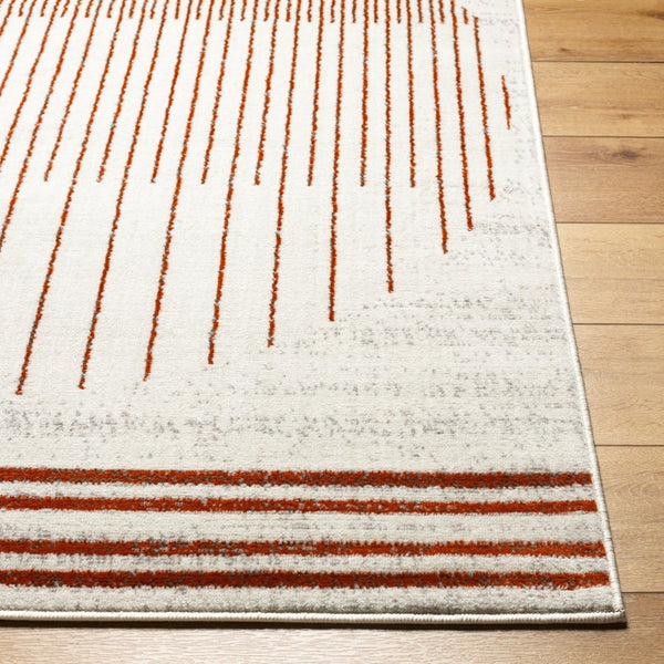 Livabliss Pisa Geometric Polypropylene Area Rug Turkish Woven Modern Living Room Accent Light Gray, Bur 7'10" x 10' PSS2375-71010