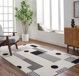 Pisa PSS-2383 7'10" x 10' Machine Woven Rug PSS2383-71010 Livabliss Surya