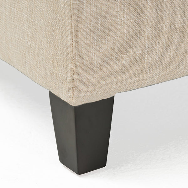 English Elm Glouster Bench Style Pu Leather Storage Ottoman with Soft Close Lid for Bedroom 57742.00LBE