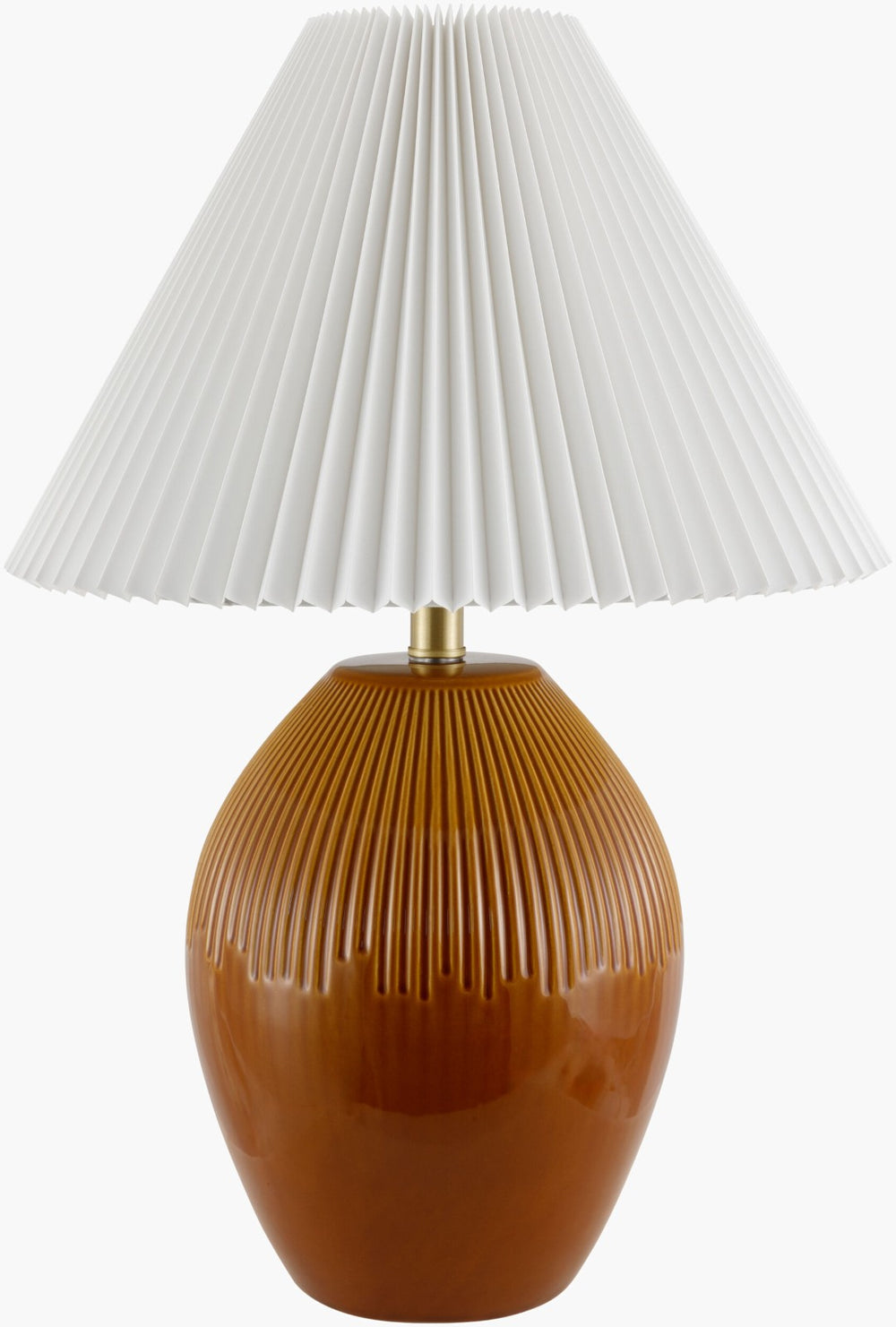 Livabliss Padstow Ceramic Table Lamp with Linen Shade Soft Ambient Glow for Bedroom or Living Room PSW-008
