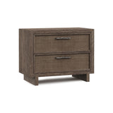 Casa Paros Nightstand with Woven Drawer Fronts