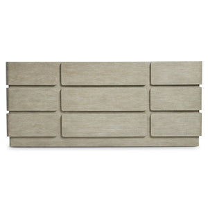 Bernhardt Bernhardt Arcadia Dresser In Wire-Brushed Clay Oak — Rustic-Modern 9-Drawer Wrap-Around Storage, Soft-Close 334054