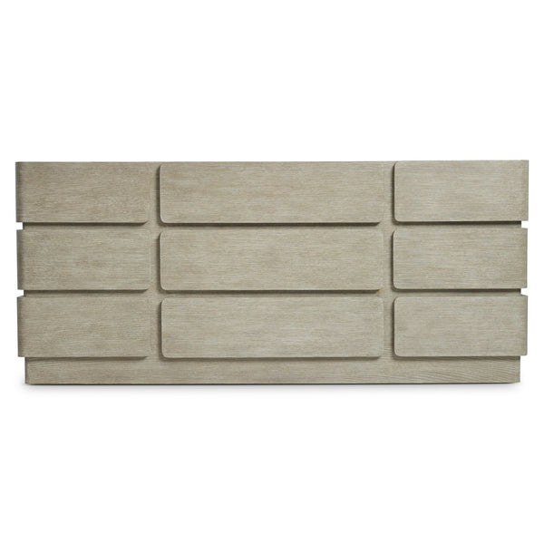 Bernhardt Bernhardt Arcadia Dresser In Wire-Brushed Clay Oak — Rustic-Modern 9-Drawer Wrap-Around Storage, Soft-Close 334054