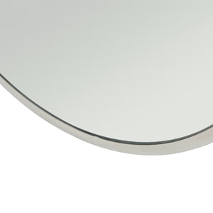 English Elm Christopher Knight Home® - MIRROR Aschton 31.5" Round Wall Vanity Mirror with Slim Stainless Steel Frame for Modern Baths 62125.00