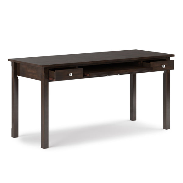 English Elm Avalon Large Desk In Tobacco Brown - Handcrafted Solid Wood, Elegant Design & Ample Storage Solutions B136P158449