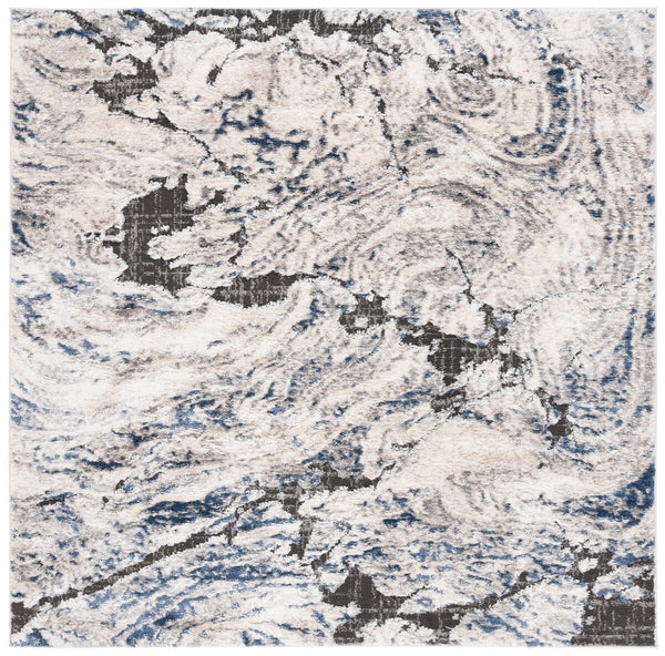 Safavieh Petra 102 Power Loomed Modern Rug Ivory / Blue PTA102A-9