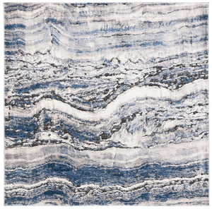 Safavieh Petra 112 Power Loomed Modern Rug Light Beige / Blue PTA112A-9