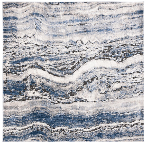 Safavieh Petra 112 Power Loomed Modern Rug Light Beige / Blue PTA112A-9