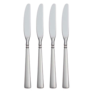 Lenox Oneida Easton Fine Flatware Dinner Knives, Set of 4 Metallic, STAINLESS METAL 2267004F