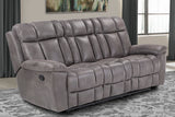Parker House Parker Living Goliath - Arizona Grey Reclining Sofa Arizona Grey 98% Polyester, 2% PU (W) MGOL#832-AGR