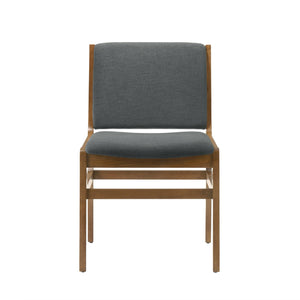 English Elm Christopher Knight Home® - DINING Chair Upholstered Rubberwood Frame Modern Contemporary Design Comfortable Seating Set Dark Gray 73421.00DGRY