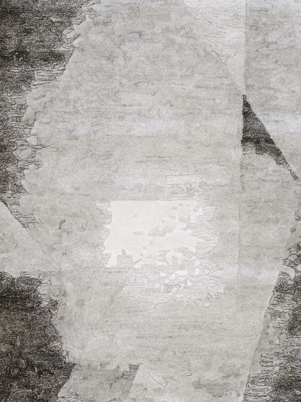 Pasargad Home Astrid Collection Hand-tufted Brown Area Rug - Modern Cloud Design, 5'1" X 7'5"   Ptf-953 5x8