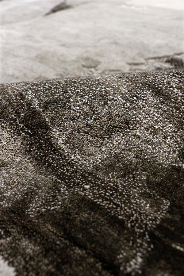 Pasargad Home Astrid Collection Hand-tufted Brown Area Rug - Modern Cloud Design, 5'1" X 7'5"   Ptf-953 5x8