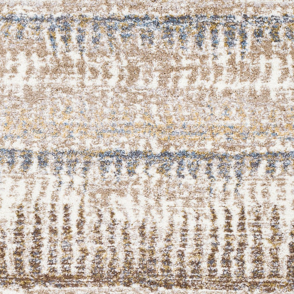 Livabliss Portofino High Pile Polypropylene Area Rug Minimalist Modern Style for Living Rooms Cream, Taupe 7'10" x 10' PTF2307-71010