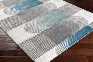 Livabliss Pisa Machine Woven Rug - Global-inspired Elegance For Eclectic Home Decor, Durable And Stylish Addition Cream,Gray,Seafoam,Blue,Light Slate Polypropylene Ptf2312-81012