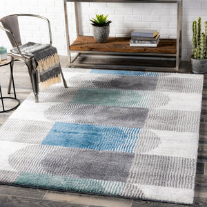 Livabliss Pisa Machine Woven Rug - Global-inspired Elegance For Eclectic Home Decor, Durable And Stylish Addition Cream,Gray,Seafoam,Blue,Light Slate Polypropylene Ptf2312-81012
